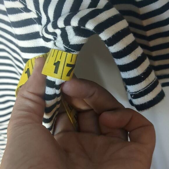 Current/Elliott Leighton Striped Zip Up Dress 1 S Small - Picture 8 of 9